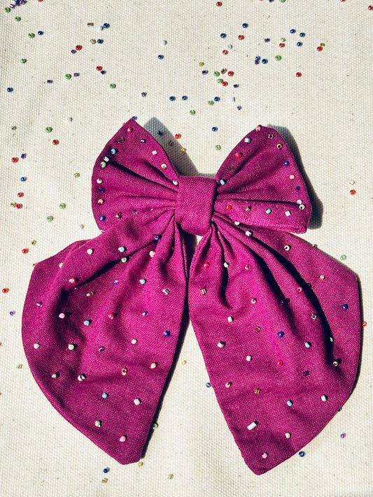 Fairy Wing Handmade Hair Bow