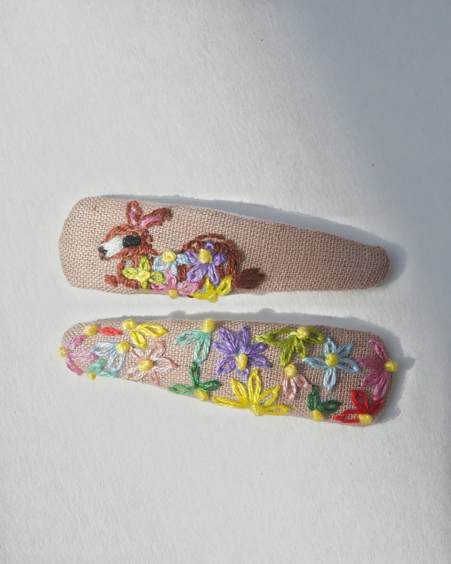 Blossom & Bunny Handmade Hair Clips - Pack Of 2