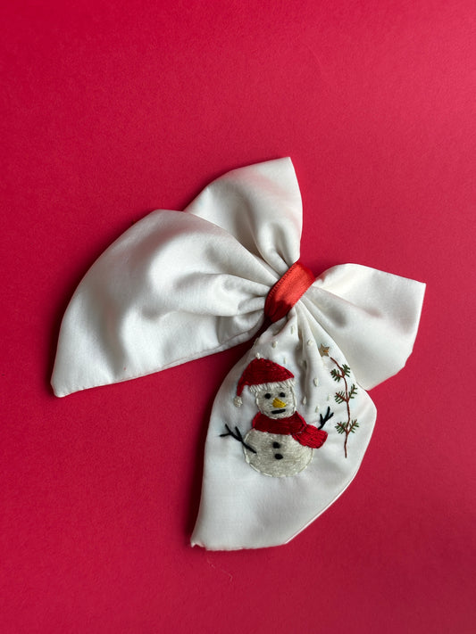 Dear Santa Handmade Hair Bow