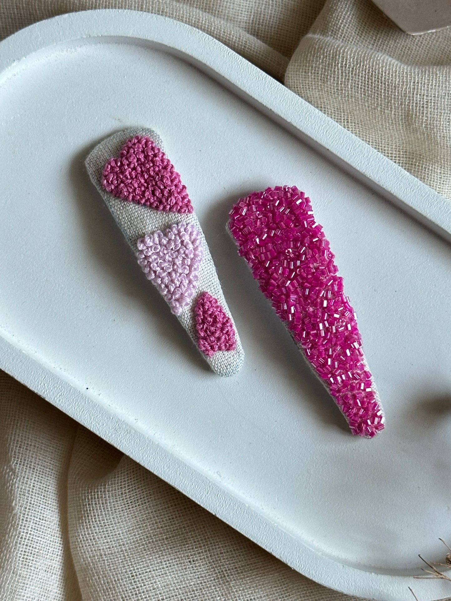 Sugar Spark Clips Handmade Hair Clips - Pack Of 2