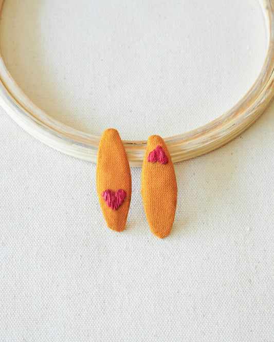 Little Lovebeam Handmade Hair Clips - Pack Of 2