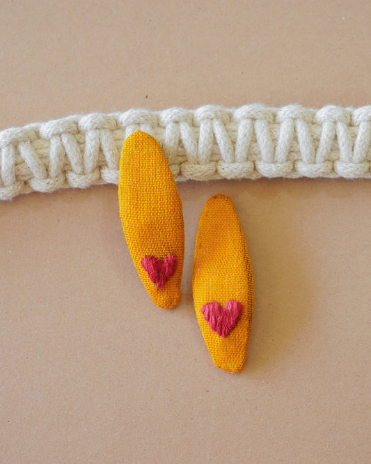 Little Lovebeam Handmade Hair Clips - Pack Of 2
