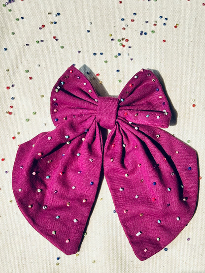 Fairy Wing Handmade Hair Bow