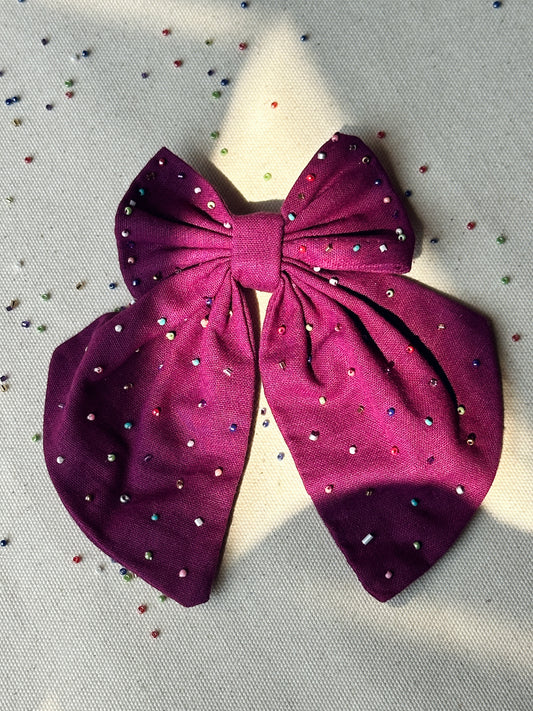 Fairy Wing Handmade Hair Bow