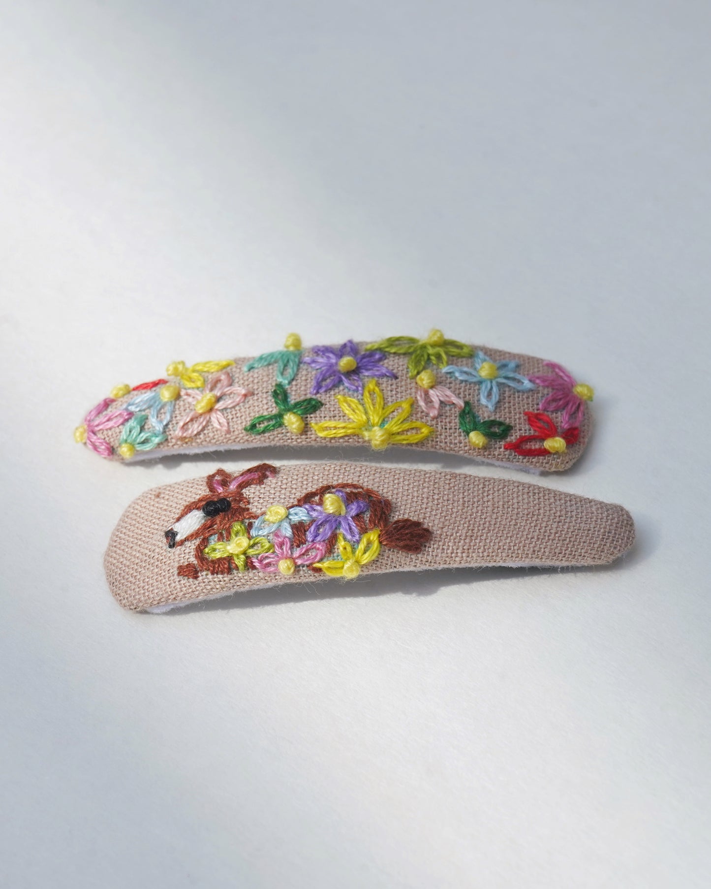 Blossom & Bunny Handmade Hair Clips - Pack Of 2