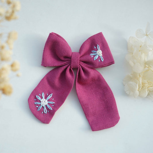 Flora Twist Handmade Hair Bow