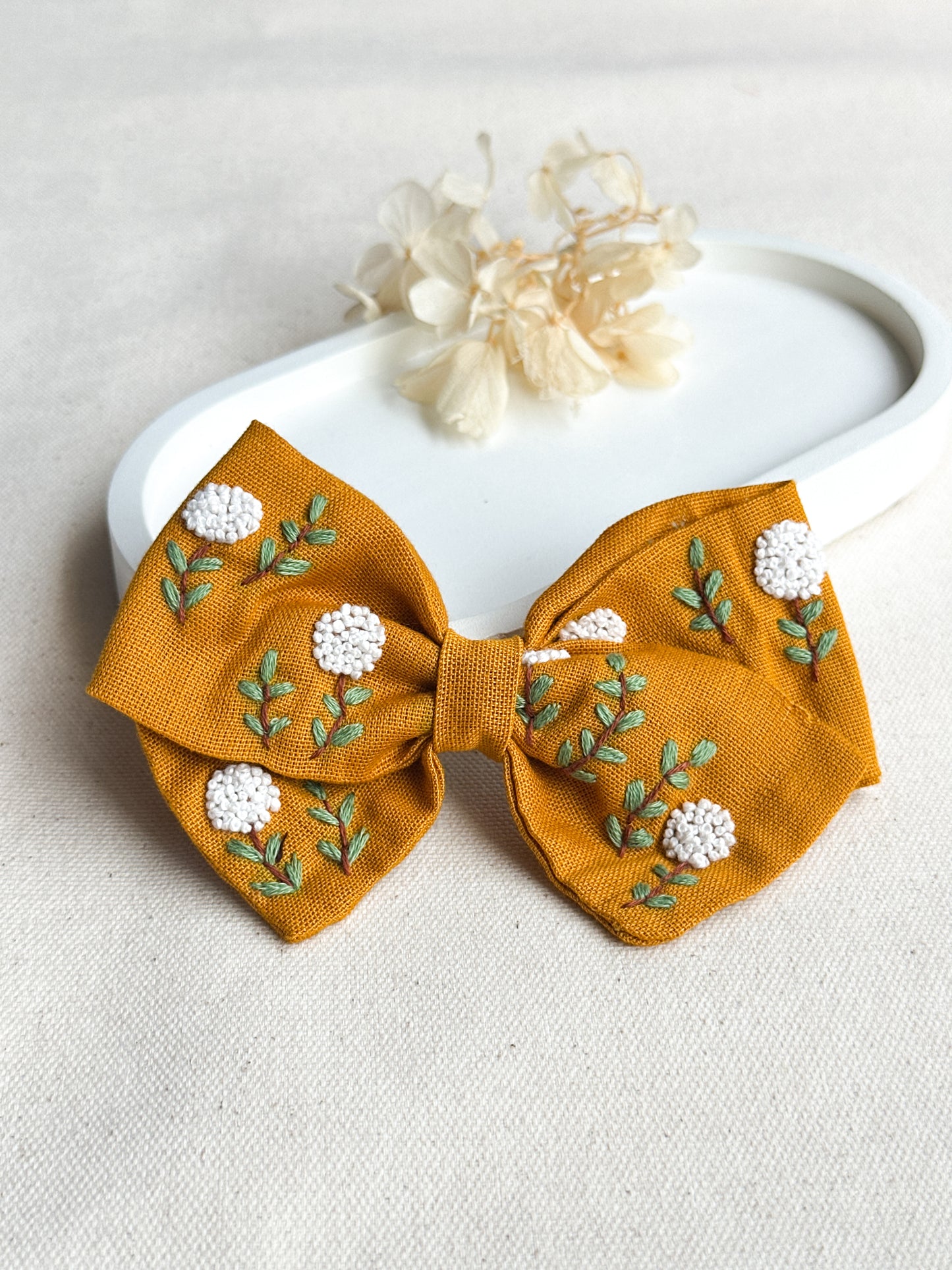 Marigold Meadow Handmade Hair Bow