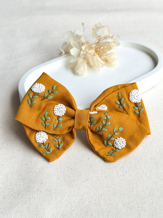 Marigold Meadow Handmade Hair Bow