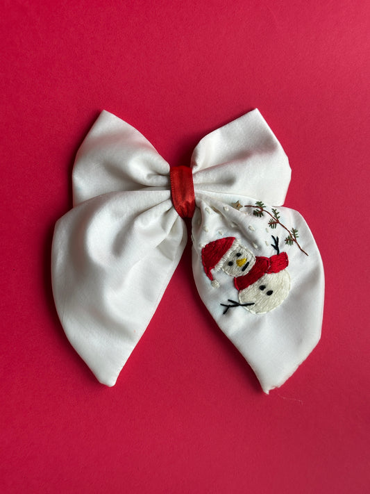 Dear Santa Handmade Hair Bow