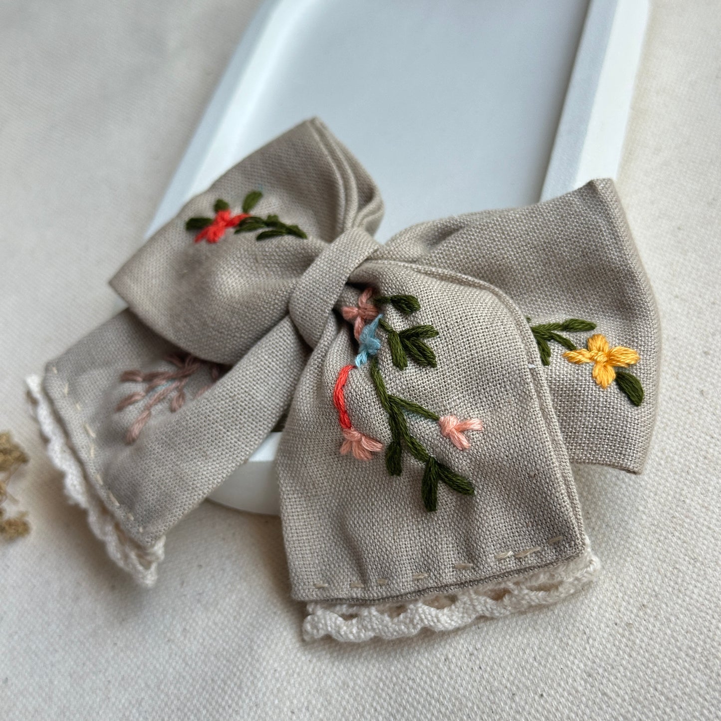 Multicolour Flower Hair Bow
