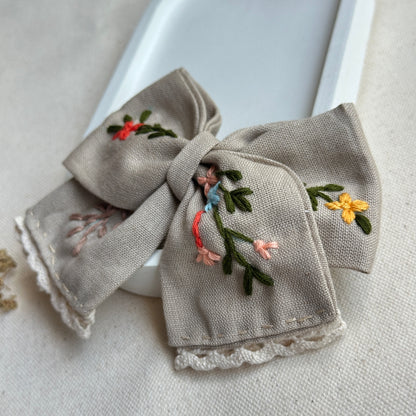 Multicolour Flower Hair Bow