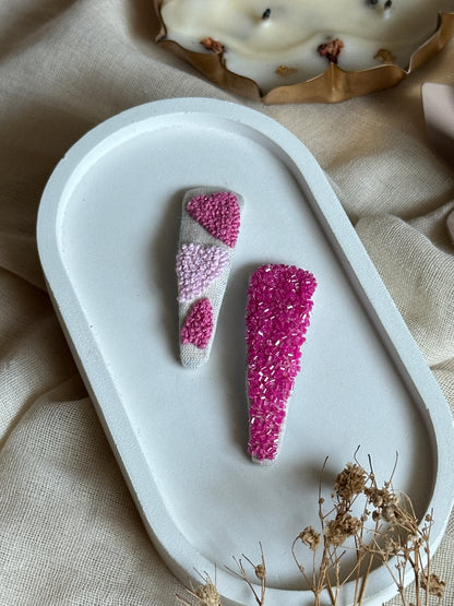 Sugar Spark Clips Handmade Hair Clips - Pack Of 2
