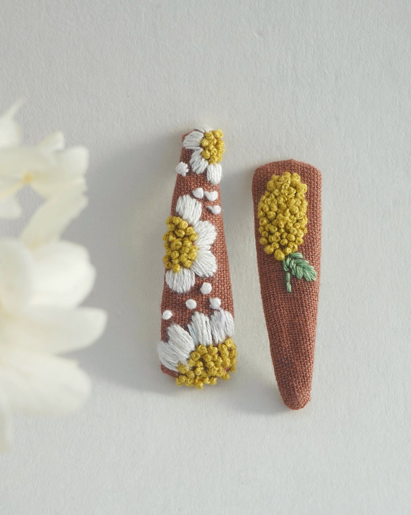 Daisy Daze Handmade Hair Clips - Pack Of 2