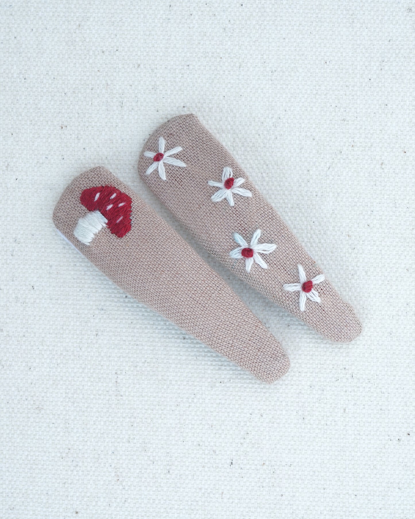 Woodland Whimsy Handmade Hair Clips - Pack Of 2