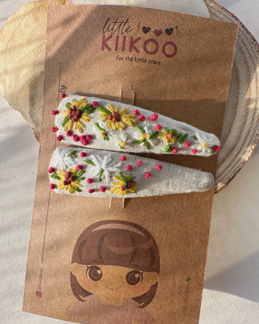 Twinkle Patch Handmade Hair Clips - Pack Of 2